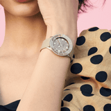 Breitling Superocean Heritage '57 Brown Dial Beige Leather Strap Watch for Women - A10340A41A1X1