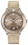Breitling Superocean Heritage '57 Brown Dial Beige Leather Strap Watch for Women - A10340A41A1X1