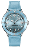 Breitling Superocean Heritage '57 Pastel Paradise Blue Dial Blue Leather Strap Watch for Women - A10340161C1X1