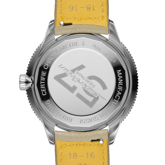 Breitling Superocean Heritage '57 Pastel Paradise White Dial Orange Leather Watch for Women - A10340A11A1X1