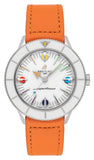Breitling Superocean Heritage '57 Pastel Paradise White Dial Orange Leather Watch for Women - A10340A11A1X1