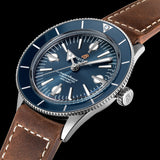 Breitling Superocean Heritage '57 Blue Dial Brown Leather Strap Watch for Men - A10370161C1X1