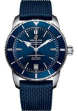 Breitling Superocean Heritage B20 Automatic 42 Blue Dial Blue Mesh Bracelet Watch for Men - AB2010161C1S1