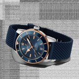 Breitling Superocean Heritage B20 Automatic 42 Blue Dial Blue Mesh Bracelet Watch for Men - UB2010161C1S1