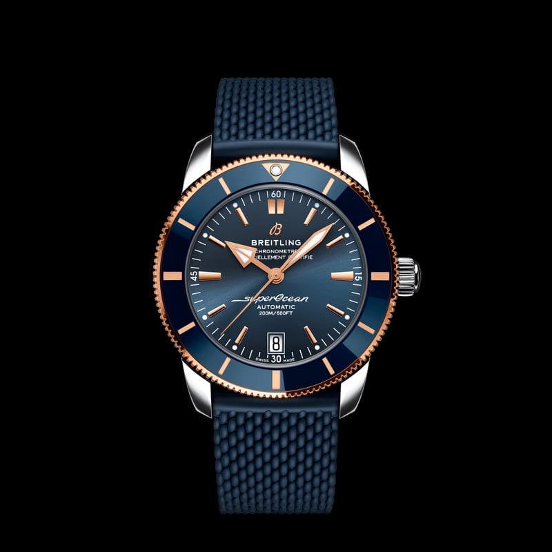 Breitling Superocean Heritage B20 Automatic 42 Blue Dial Blue Mesh Bracelet Watch for Men - UB2010161C1S1