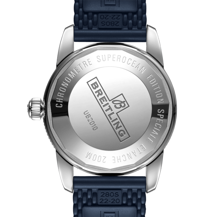 Breitling Superocean Heritage B20 Automatic 42 Blue Dial Blue Mesh Bracelet Watch for Men - UB2010161C1S1