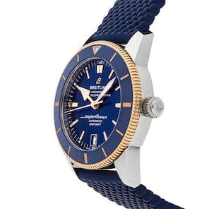 Breitling Superocean Heritage B20 Automatic 42 Blue Dial Blue Mesh Bracelet Watch for Men - UB2010161C1S1