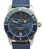 Breitling Superocean Heritage B20 Automatic 42 Blue Dial Blue Mesh Bracelet Watch for Men - UB2010161C1S1
