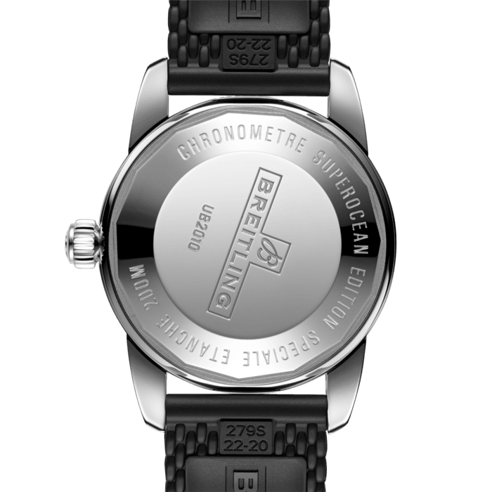Breitling Superocean Heritage B20 Automatic 42 Green Dial Black Mesh Bracelet Watch for Women - AB2010121L1S1