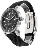 Breitling Superocean Heritage B20 Automatic 44 Black Dial Black Mesh Bracelet Watch for Men - AB2030121B1S1