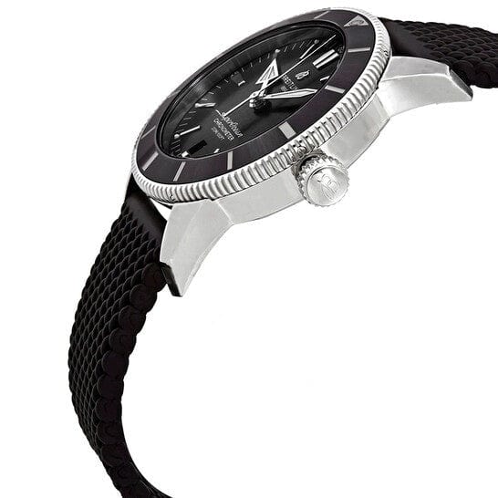 Breitling Superocean Heritage B20 Automatic 44 Black Dial Black Mesh Bracelet Watch for Men - AB2030121B1S1