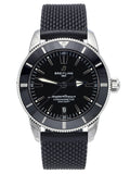 Breitling Superocean Heritage B20 Automatic 44 Black Dial Black Mesh Bracelet Watch for Men - AB2030121B1S1