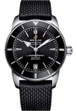 Breitling Superocean Heritage B20 Automatic 44 Black Dial Black Mesh Bracelet Watch for Men - AB2030121B1S1