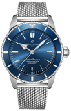 Breitling Superocean Heritage B20 Automatic 44 Blue Dial Silver Mesh Bracelet Watch for Men - AB2030161C1A1