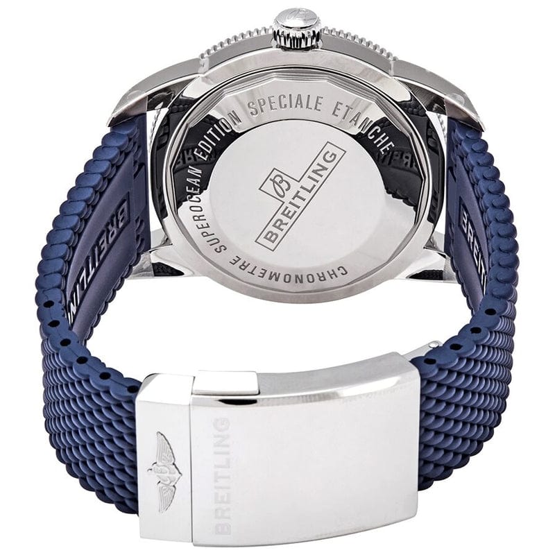 Breitling Superocean Heritage B20 Automatic 46 Blue Dial Blue Mesh Bracelet Watch for Men - AB2020161C1S1