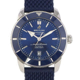 Breitling Superocean Heritage B20 Automatic 46 Blue Dial Blue Mesh Bracelet Watch for Men - AB2020161C1S1