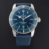 Breitling Superocean Heritage B20 Automatic 46 Blue Dial Blue Mesh Bracelet Watch for Men - AB2020161C1S1