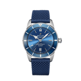 Breitling Superocean Heritage B20 Automatic 46 Blue Dial Blue Mesh Bracelet Watch for Men - AB2020161C1S1