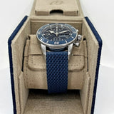 Breitling Superocean Heritage Chronograph 44 Blue Dial Blue Mesh Bracelet Watch for Men - A13313161C1S1