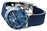Breitling Superocean Heritage Chronograph 44 Blue Dial Blue Mesh Bracelet Watch for Men - A13313161C1S1