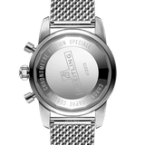 Breitling Superocean Heritage Chronograph 44 Green Dial Silver Mesh Bracelet Watch for Men - A13313121L1A1