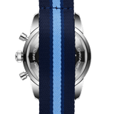 Breitling Superocean Heritage Chronograph 44 Ocean Conservancy Silver Dial Two Tone NATO Strap Watch for Men - A133131A1G1W1