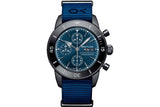 Breitling Superocean Heritage Chronograph 44 Outerknown Blue Dial Blue NATO Strap Watch for Men - M133132A1C1W1