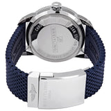 Breitling Superocean Heritage II B20 44mm Blue Dial Blue Rubber Strap Mens Watch - AB2030161C1S1