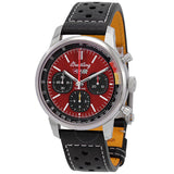 Breitling Top Time B01 Chevrolet Corvette Red Dial Black Leather Strap Watch for Men - AB01761A1K1X1