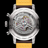 Breitling Top Time B01 Ford Mustang Green Dial Brown Leather Strap Watch for Men - AB01762A1L1X1