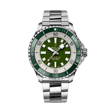 Breitling Superocean Automatic 44mm Navy Green Dial Green Rubber Strap Watch for Men - A17376A31L1A1