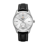 Breitling Premier Automatic 40mm Silver Dial Black Leather Strap Watch for Men - A37340351G1P1