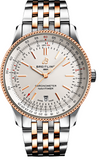 Breitling Navitimer Automatic 41 White Dial Two Tone Steel Strap Watch for Men - U17326211G1U1