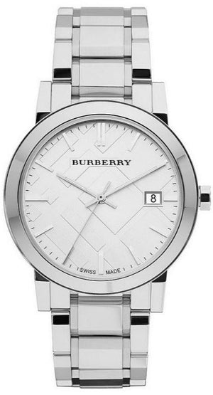 Burberry The City Silver Dial Silver Steel Strap Watch for Women - BU9000