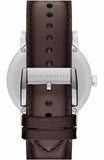 Burberry The City Gold Dial Brown Leather Strap Watch for Men - BU9011