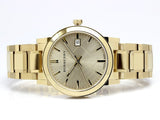 Burberry The City Gold Dial Gold Steel Strap Watch for Women - BU9033