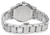 Burberry The City White Dial Silver Steel Strap Watch for Women - BU9100