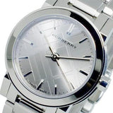 Burberry The City Diamonds Silver Dial Silver Steel Strap Watch for Women - BU9229