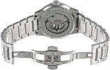 Bulova BVA Series Dual Aperture Silver Dial Silver Steel Strap Watch for Men - 96A118