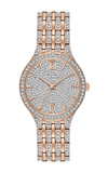 Bulova Crystal Collection Silver Crystals Dial Two Tone Steel Strap Watch for Women - 98L235