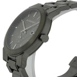 Burberry The City Black Dial Black Steel Strap Watch for Men - BU9902