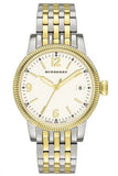 Burberry Analog White Dial Two Tone Steel Strap Watch for Women - BU7871