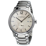 Burberry The Classic Silver Dial Silver Steel Strap Watch for Men - BU10004