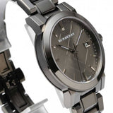 Burberry The City Grey Dial Gunmetal Steel Strap Watch for Men - BU9007