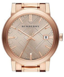 Burberry The City Rose Gold Dial Rose Gold Steel Strap Watch for Women - BU9034