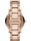 Burberry The City Rose Gold Dial Rose Gold Steel Strap Watch for Women - BU9034