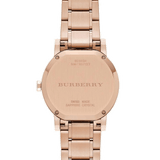 Burberry The City Rose Gold Dial Rose Gold Steel Strap Watch for Women - BU9034