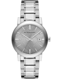 Burberry The City Silver Dial Silver Steel Strap Watch for Women - BU9035