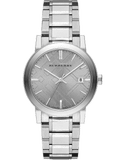 Burberry The City Silver Dial Silver Steel Strap Watch for Women - BU9035