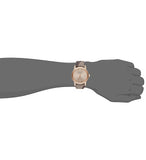 Burberry The City Rose Gold Dial Brown Leather Strap Watch for Women - BU9040